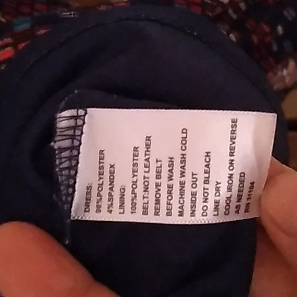 Red Camel dress multicolor small - Picture 4 of 4